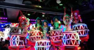 The taiko drummers