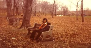 Me on Mount Royal in Montreal in late autumn in the late 1970s